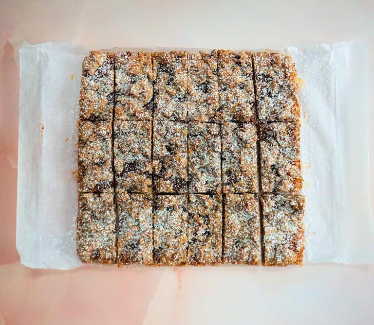 Pecan Linzer Bars Recipe Cuisine Fiend